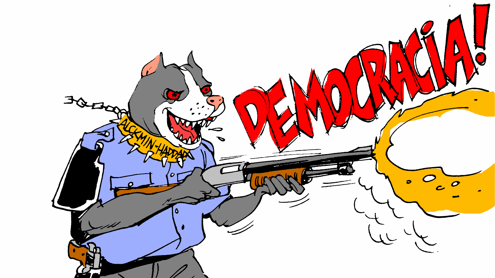 Charge faz referências ao prefeito de São Paulo, Fernando Haddad, e ao governador de São Paulo, Geraldo Alckmin - Carlos Latuff/Divulgação