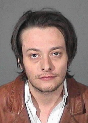 13.jan.2013 - Edward Furlong em foto divulgada pela Polícia de Los Angeles após ser detido acusado de violência doméstica