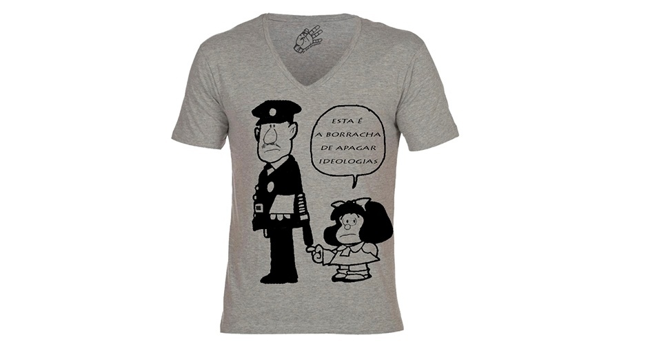Camiseta com desenho da Malfada; R$ 55, na Ai Que Preguiça, à venda no Facebook (www.facebook.com/pages/Ai-que-PreguiÃ§a/561926740507319) Preço pesquisado em junho de 2013 e sujeito a alterações - Divulgação