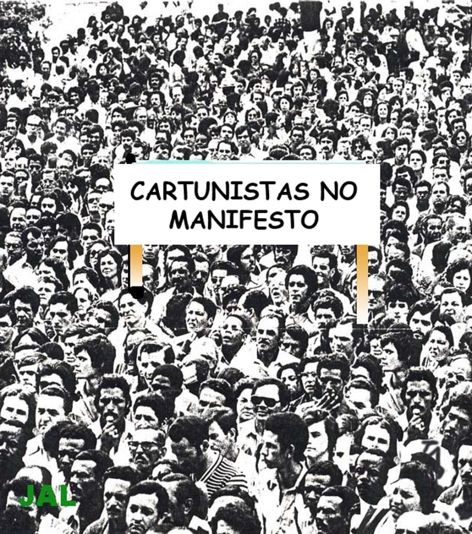 Cartunistas retratam as manifestações em charges - Divulgação