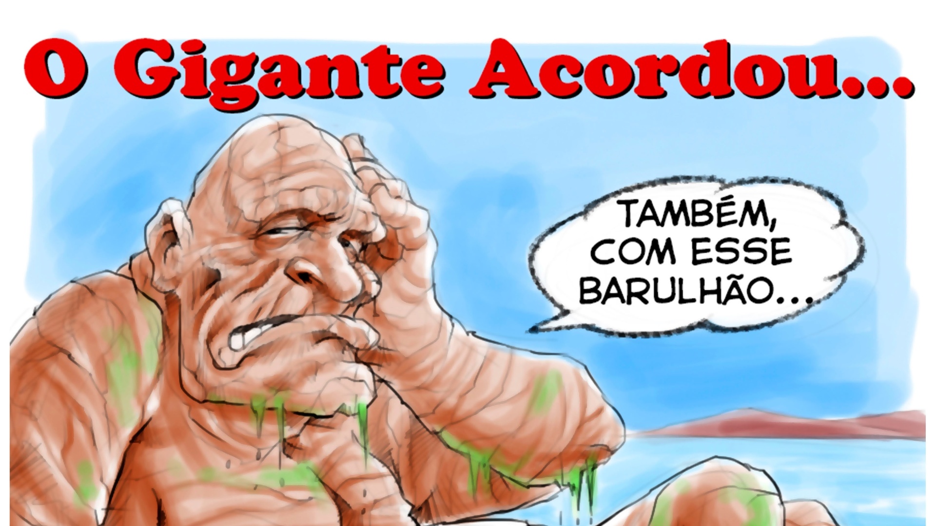 Inspirado pelas placas das manifestações, Alexandre Santos "acorda o gigante" com o barulho dos protestos nas ruas - Divulgação