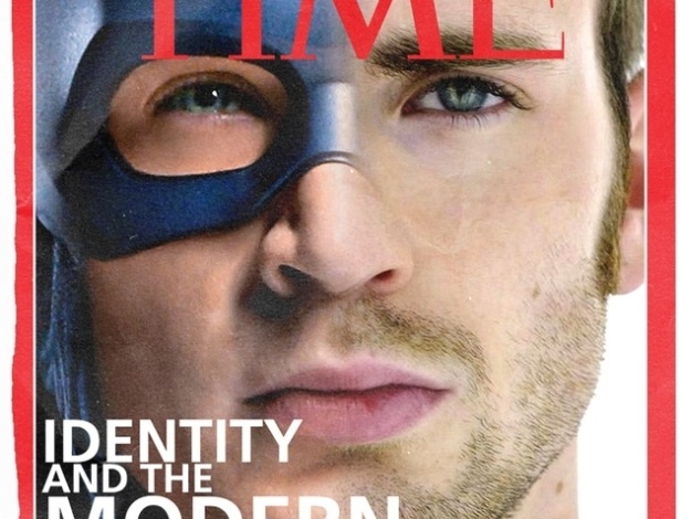 Capa fictícia da revista "Time" com o Capitão América - Reprodução/tumblr/mediavengers