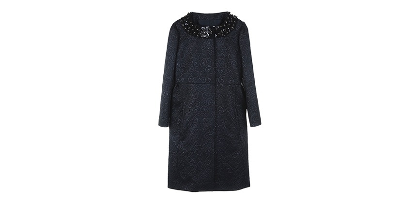 Casaco brocado com gola bordada; R$ 3.690, na Red Valentino (Tel.: 11 3274-7890). Preço pesquisado em julho de 2013 e sujeito a alterações - Divulgação