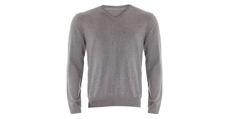 Malha de lã cinza. R$ 249,90, na Crawford (Tel.: 11 2308-3632). Preço pesquisado em junho de 2013 e sujeito a alteração - Divulgação