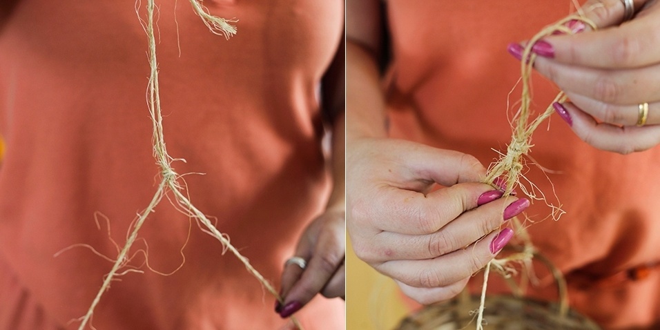 Passo a passo: floreira com cestos de vime - Fernando Donasci/ UOL