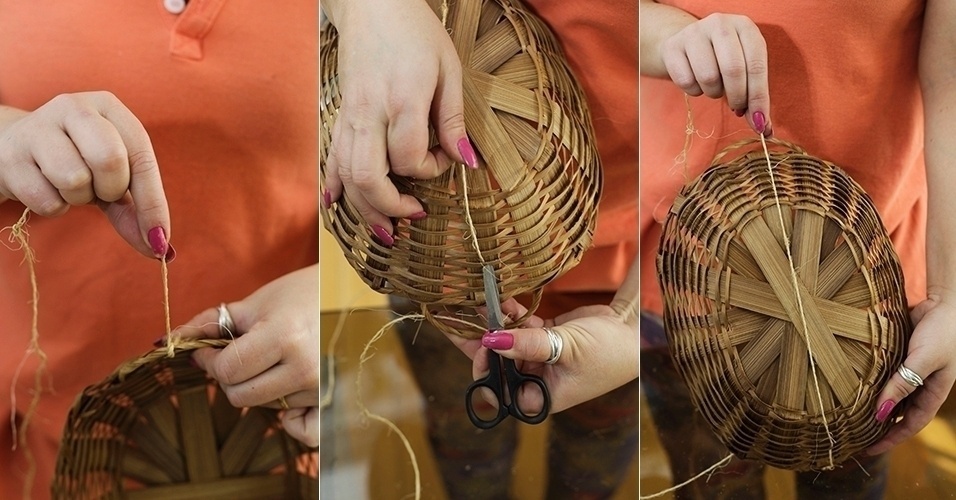 Passo a passo: floreira com cestos de vime - Fernando Donasci/ UOL