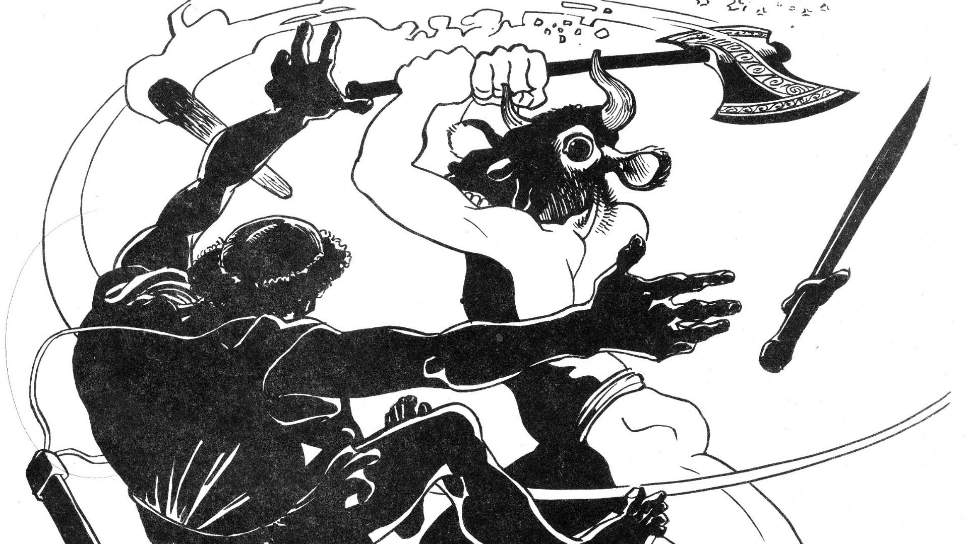 Laerte relembra "Minotauro": a história foi escrita para a revista "Geraldão", criada pelo cartunista Glauco Villas-Boas e publicada entre 87 e 89 - Acervo/Laerte