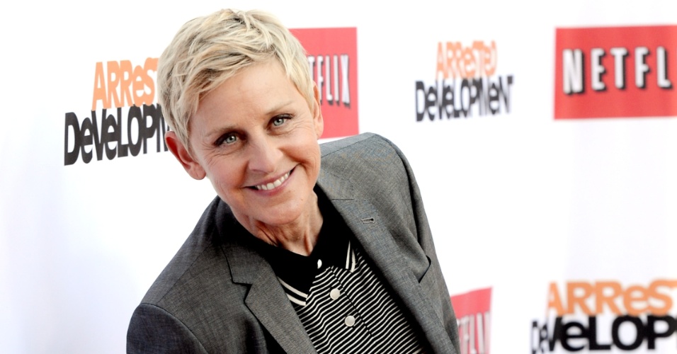 29.abr.2013 - Ellen DeGeneres na première de "Arrested Development" do Netflix no Teatro Chinês, em Los Angeles