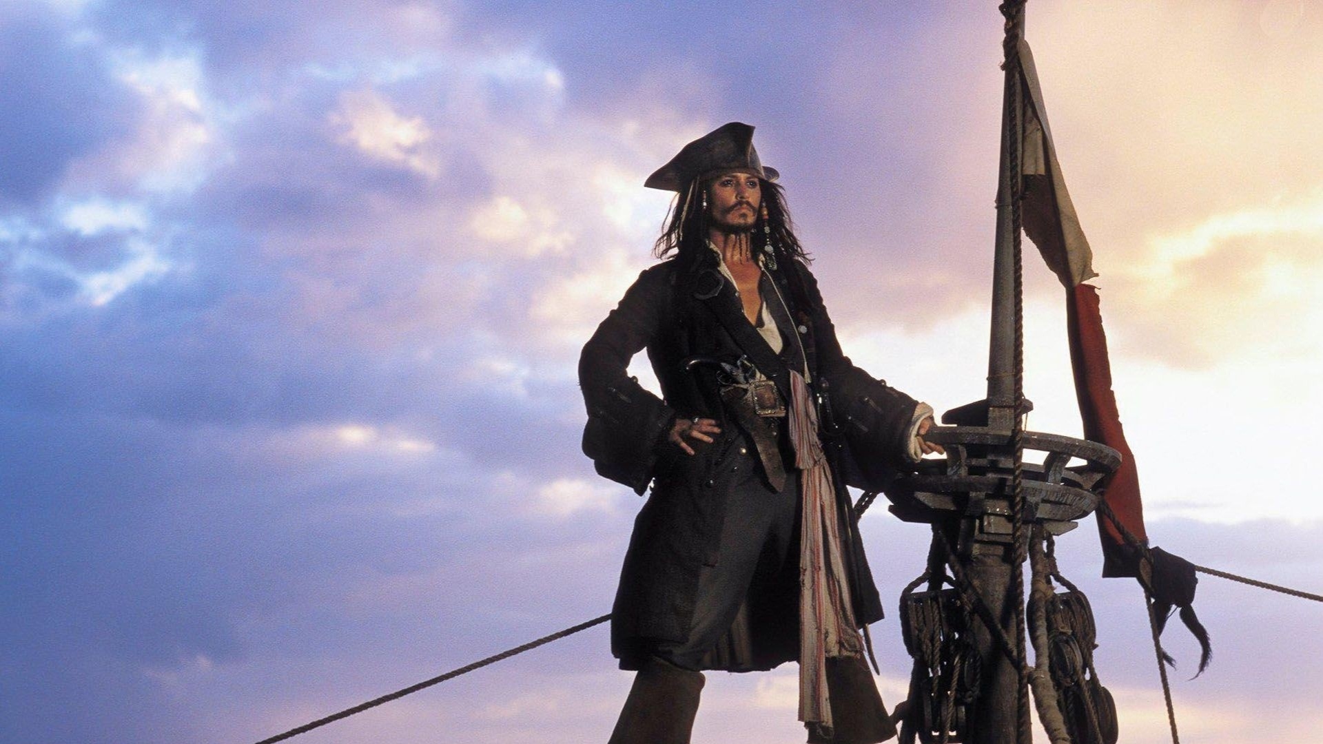 Johnny Depp em cena de "Piratas do Caribe - A Maldição do Pérola Negra" - Reprodução
