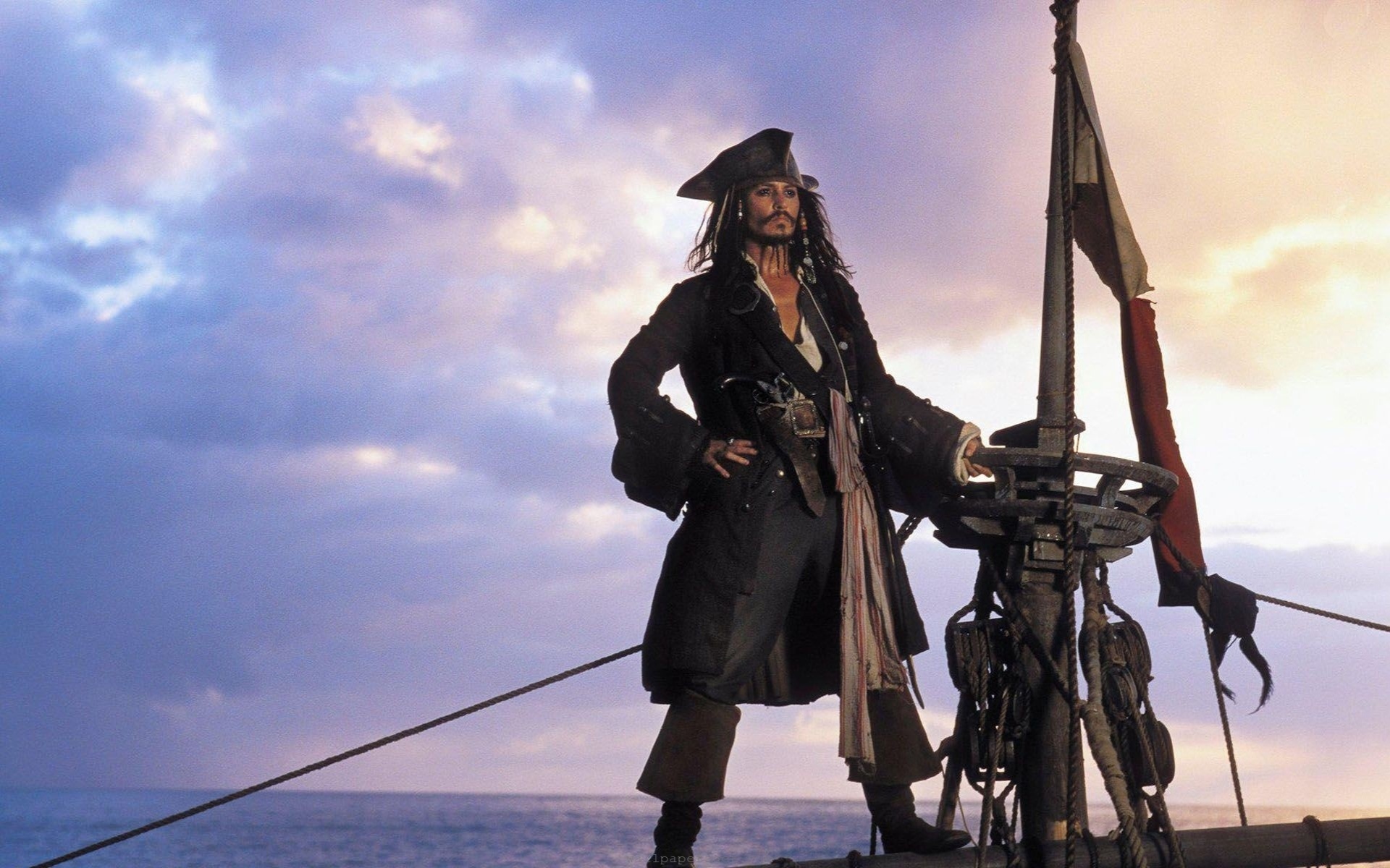 Johnny Depp em cena de "Piratas do Caribe - A Maldição do Pérola Negra" - Reprodução