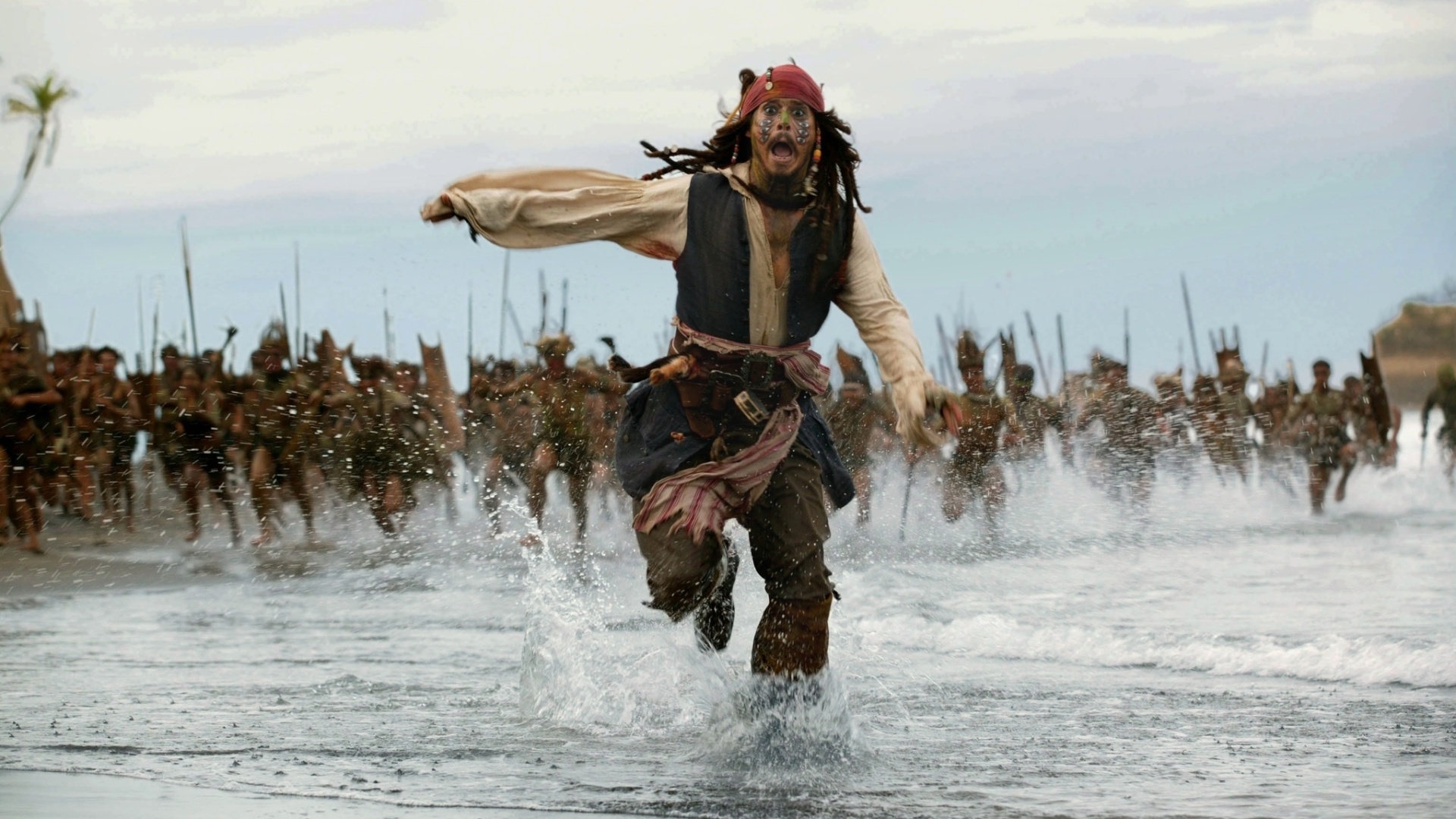 Johnny Depp em cena de "Piratas do Caribe - O Baú da Morte" - Divulgação