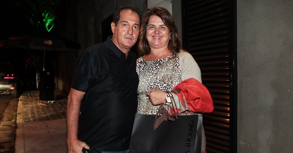 O técnico Muricy Ramalho e sua esposa, Roseli