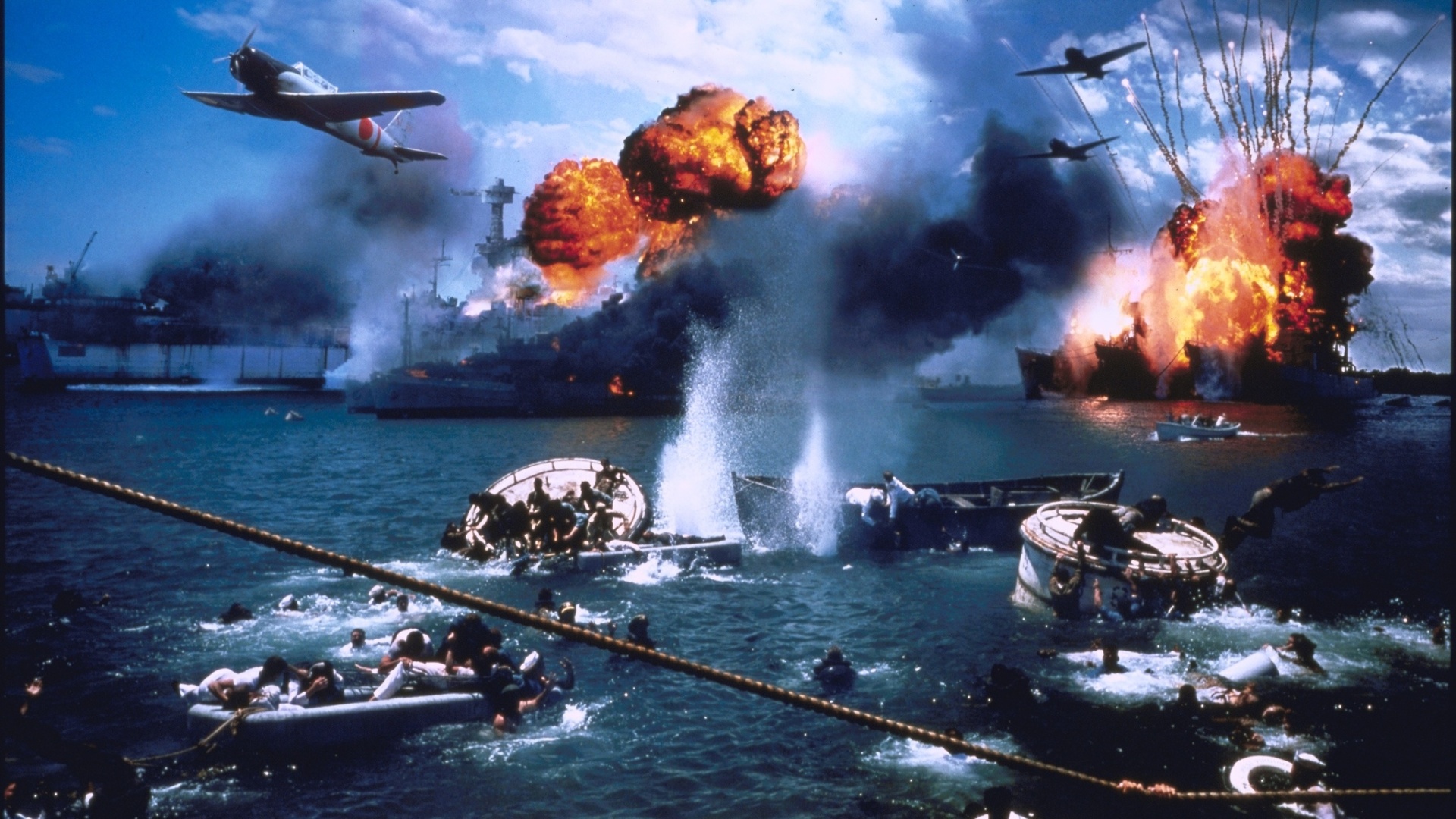Cena de "Pearl Harbor", de Michael Bay - Reprodução / IMDb