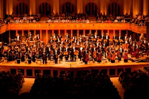 Osesp com a regente Marin Alsop durante apresentação Sala São Paulo - Alessandra Fratus/Divulgação