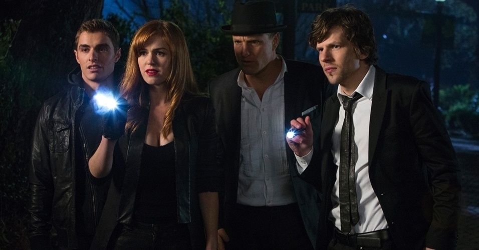 Cena do filme "Truque de Mestre", de Louis Leterrier, estrelado por Jesse Eisenberg - Divulgação / Paris Filmes