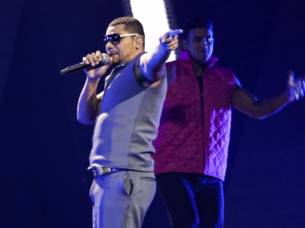 3.jul.2013 - O cantor Naldo Benny grava DVD em única apresentação no Credicard Hall, em São Paulo, com participação de famosos - Manuela Scarpa / Foto Rio News