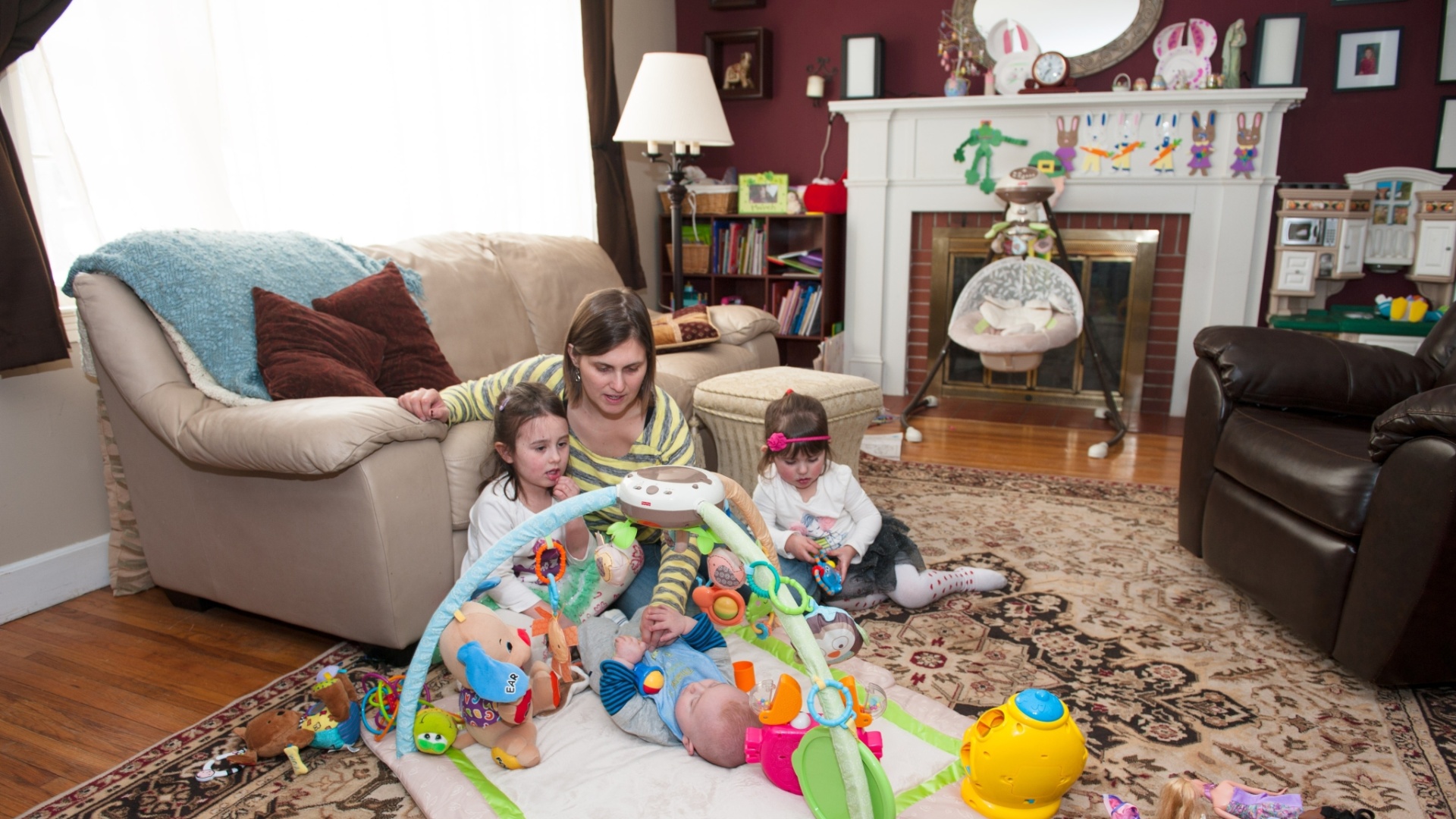 família Girard testes em casa da Fisher-Price - Divulgação Fisher-Price