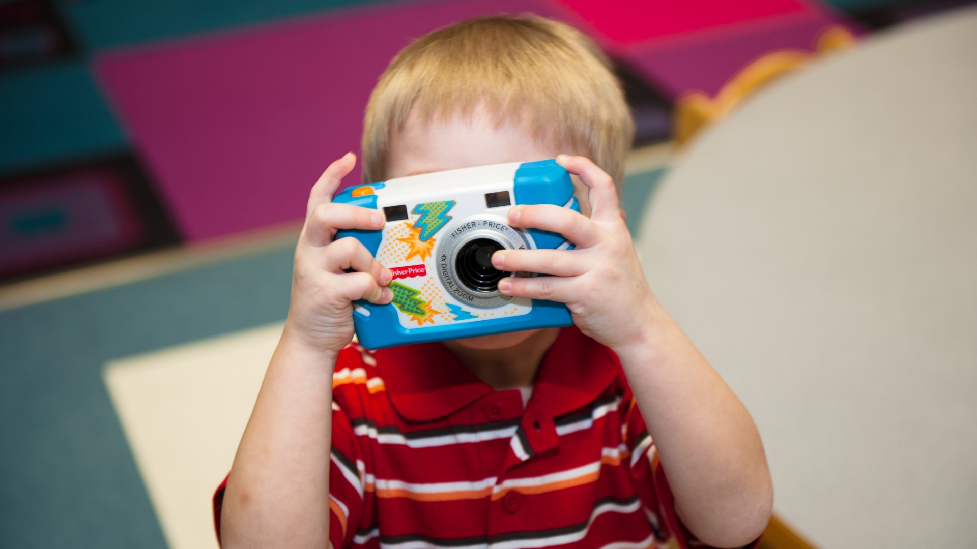 Gavin Tyler, 3 anos - Divulgação Fisher-Price