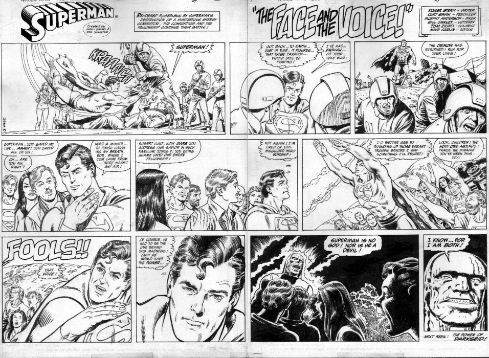 Para Guedes, o desenhista americano Curt Swan é um dos que melhor representam a fase clássica do herói. Swan desenhou a tira diária do Super Homem do fim dos anos 50 até 1964