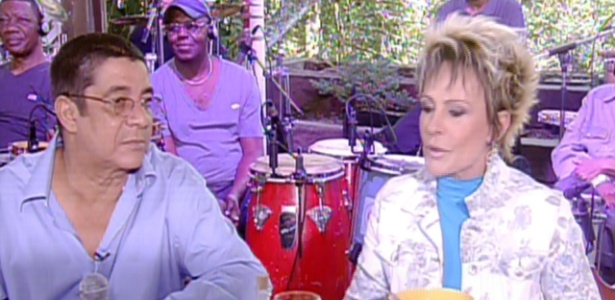 Zeca Pagodinho participou de roda de samba no programa "Mais Você" - Reprodução