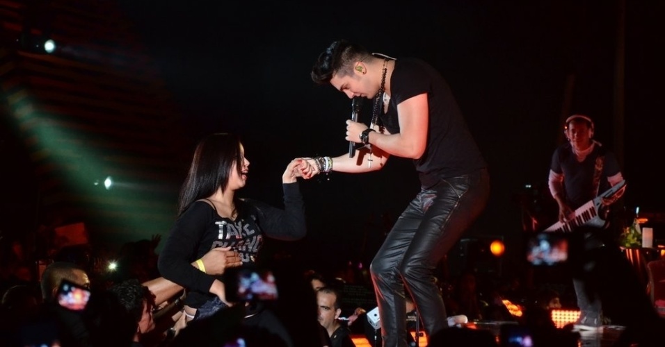 07.jul.2013 - Gravação do DVD de Luan Santana em Itu 10 - Caio Duran/AgNews