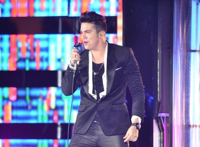 07.jul.2013 - Gravação do DVD de Luan Santana em Itu 2 - Caio Duran/AgNews