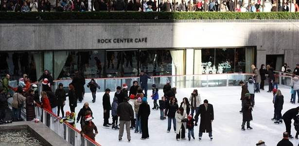 Patinação na pista do Rockefeller Center, em Nova York - Luna Kalil/UOL - Luna Kalil/UOL