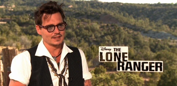 Johnny Depp fala sobre o papel de Tonto em "O Cavaleiro Solitário" em entrevista ao UOL - Reprodução / UOL