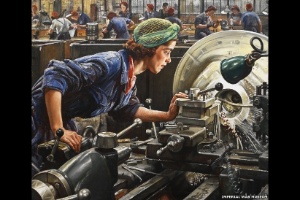 Uma exposição na National Portrait Gallery, em Londres, recupera a obra de Laura Knight (1877 - 1970), uma das principais pintoras britânicas do século 20 - Imperial War Museum/Divulgação