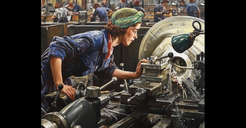 Uma exposição na National Portrait Gallery, em Londres, recupera a obra de Laura Knight (1877 - 1970), uma das principais pintoras britânicas do século 20 - Imperial War Museum/Divulgação