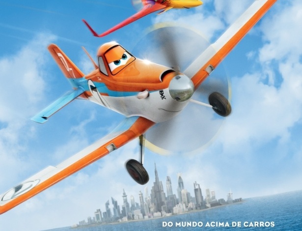 Cartaz nacional para a animação "Aviões", que chega aos cinemas brasileiros no dia 13 de setembro de 2013 - Divulgação / Disney