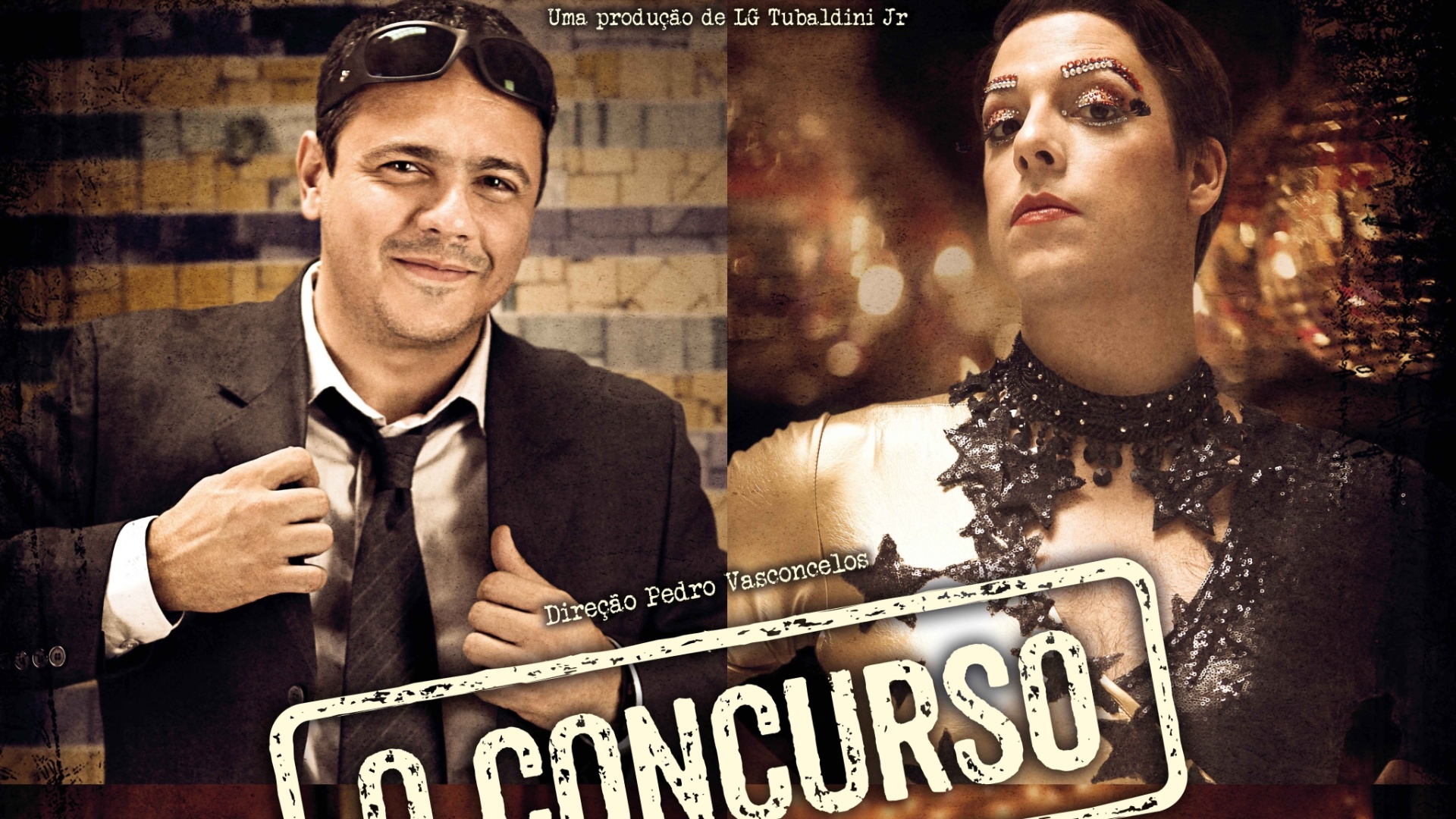 Cartaz oficial da comédia brasileira "O Concurso", de Pedro Vasconcelos - pôster nacional - Divulgação / Downtown Filmes