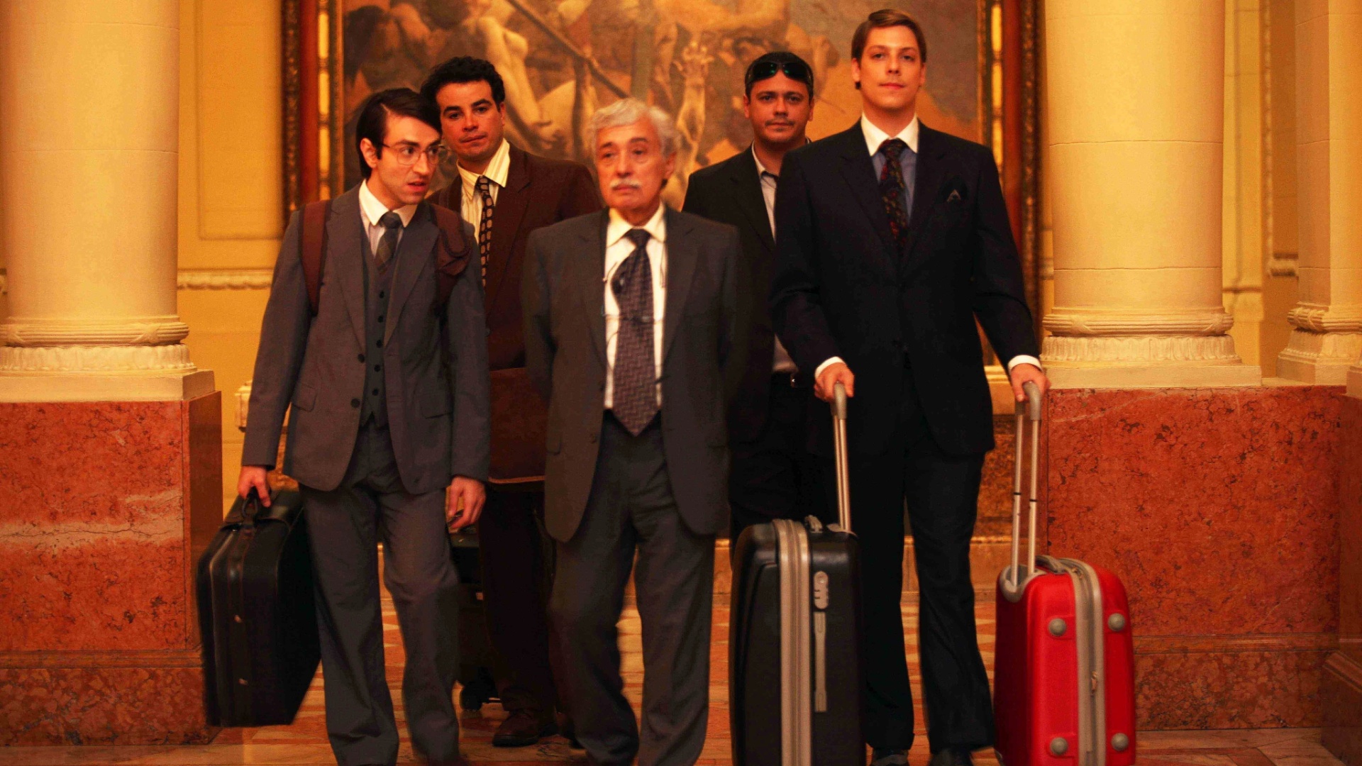 Cena da comédia brasileira "O Concurso", de Pedro Vasconcelos - Divulgação / Downtown Filmes