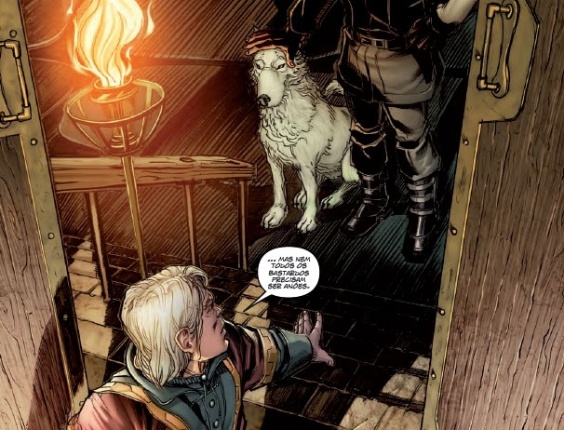 Martin, que supervisionou a adaptação para os quadrinhos, aprovou com folga o trabalho de Abraham e Patterson - Reprodução