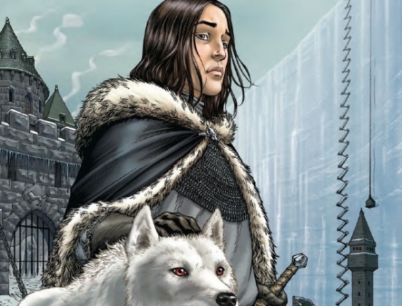 O romancista Daniel Abraham e o desenhista Tommy Patterson são responsáveis pela adaptação de "A Guerra dos Tronos" para HQ. Alex Ross, Mike S. Miller e Michael Komarck assinaram as capas das edições mensais, que abrem cada novo capítulo no volume brasileiro. - Reprodução