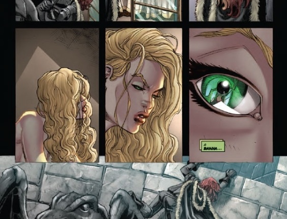 O romancista Daniel Abraham e o desenhista Tommy Patterson são responsáveis pela adaptação de "A Guerra dos Tronos" para HQ. Alex Ross, Mike S. Miller e Michael Komarck assinaram as capas das edições mensais, que abrem cada novo capítulo no volume brasileiro - Reprodução