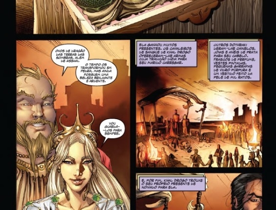 Outro elemento que os autores não mexeram foi o sexo e o erotismo. Há paginas e páginas de mulheres e homens nus em comunhão carnal, nada muito explícito, mas com um ou outro "nu frontal".  - Reprodução