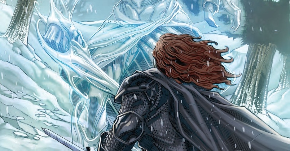 Patterson foi escolhido por meio de uma seleção em âmbito mundial. Abraham, que foi aluno de Martin, escreve fantasia épica com o seu nome, fantasia urbana e contemporânea como M. L. N. Hannover e ficção científica (em colaboração com Ty Franck) como James S. A. Corey. O escritor fez todo o trabalho de quebrar o romance em páginas e painéis, decidindo o que cortar e o que manter, fazendo todo o roteiro, os diálogos e a descrição das imagens. - Reprodução