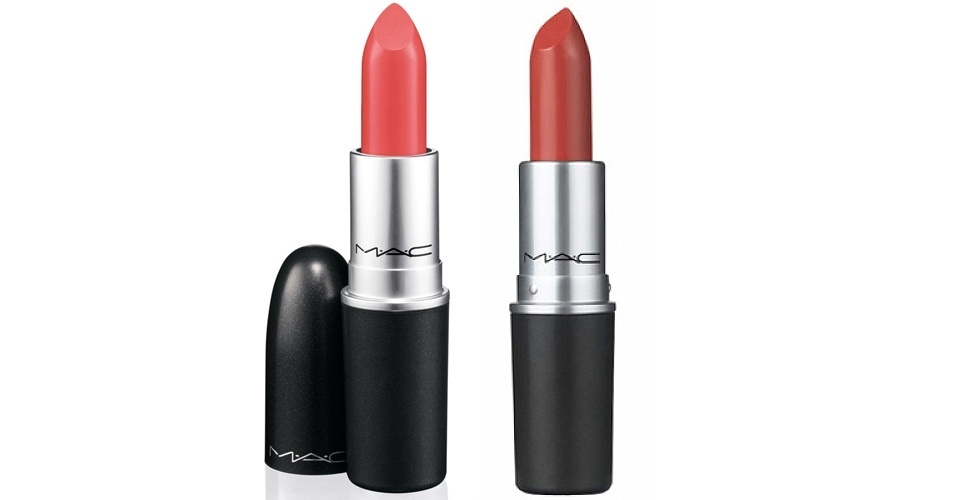Batom Vegas Volt e See Sheer, ambos da M.A.C - Divulgação