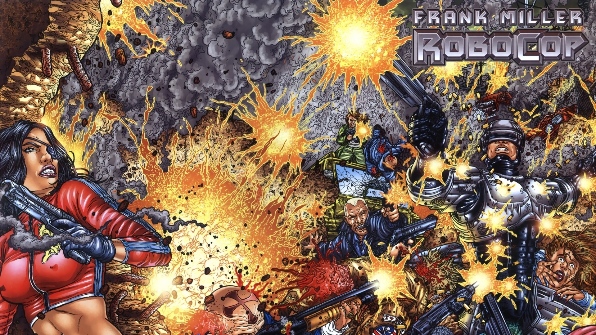 "Frank Miller's RoboCop" é a adaptação do roteiro de "Robocop 2" escrito pelo ícone dos quadrinhos - Reprodução