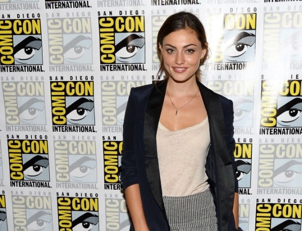 20.jul.2013 - A atriz Phoebe Tonkin em evento da série "The Originals" na Comic-Con - Ethan Miller/AFP