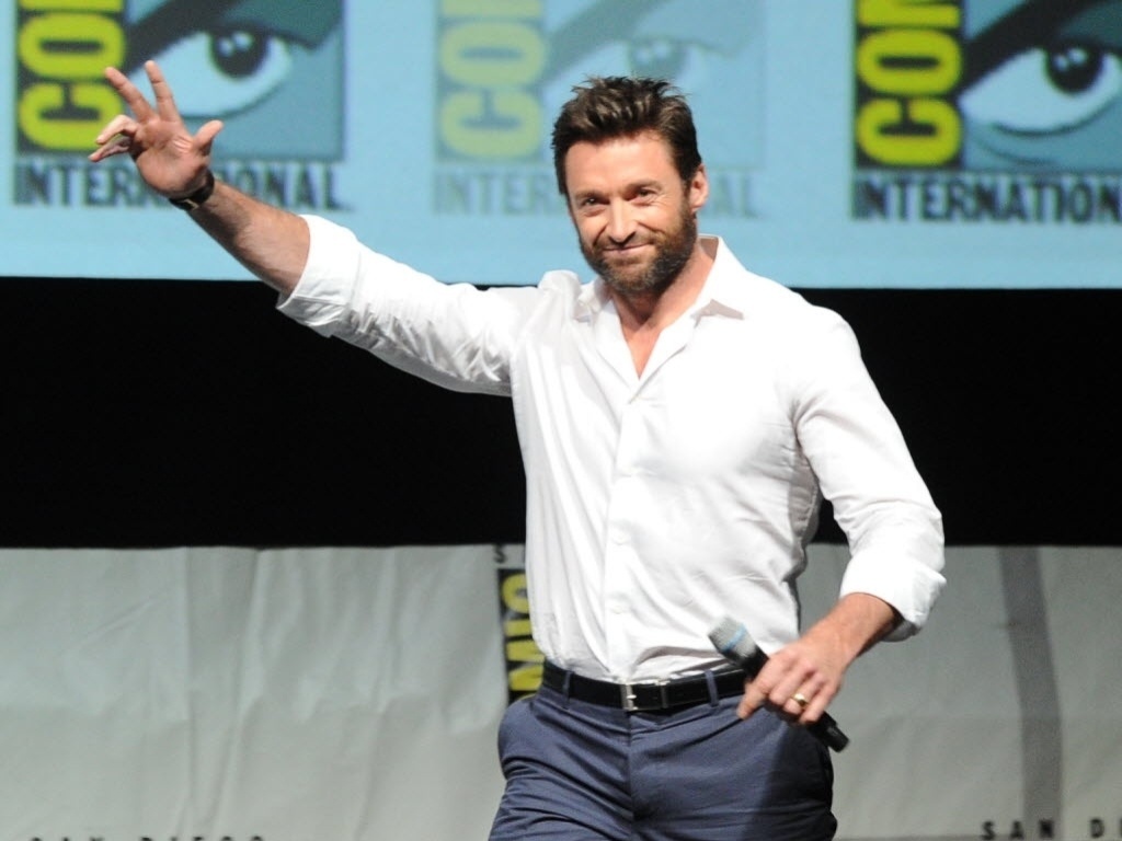 20.jul.2013 - O ator Hugh Jackman no painel do filme "X-Men: Days of Future Past" no quarto dia da Comic-Con - Kevin Winter/AFP