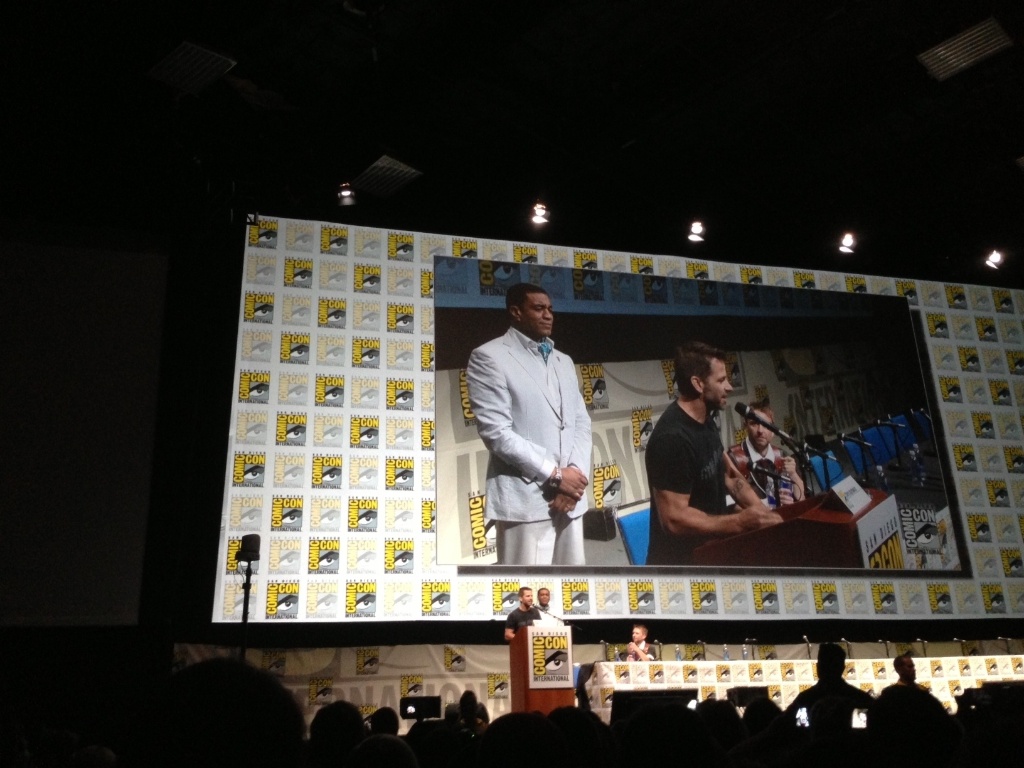 20.jul.2013 - O diretor Zack Snyder anuncia a nova aventura do Superman em painel da San Diego Comic-Con - Natalia Engler / UOL