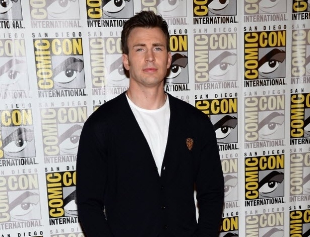 20.jul.2013 - Chris Evans em evento de "Thor: O Mundo Sombrio", "Guardiães da Galáxia" e "Capitão América 2: O Soldado Invernal" no quarto dia da Comic-Con 2013 - Ethan Miller/AFP