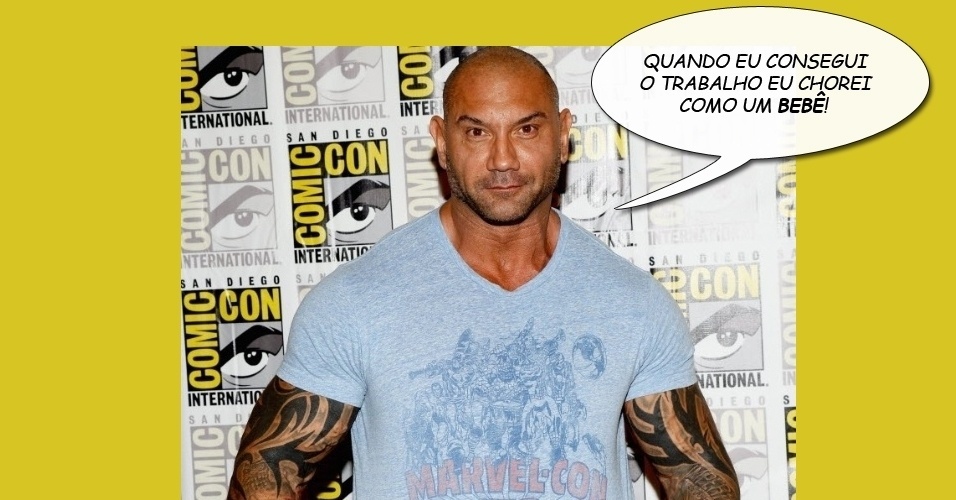 Dave Bautista, na Comic-Con 2013 - Ethan Miller/AFP