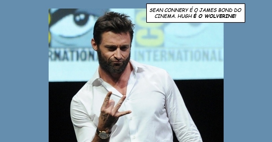 Hugh Jackman na Comic-Con 2013 - Kevin Winter/AFP
