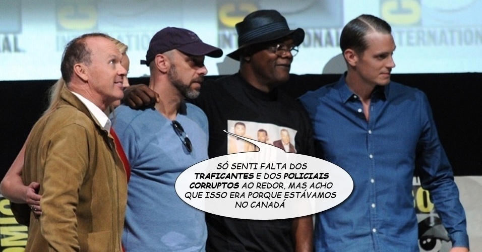 José Padilha e o elenco de Robocop na Comic-Con 2013 - Getty Images
