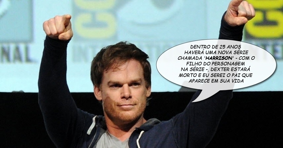 Michael C. Hall na Comic-Con 2013 - Kevin Winter/AFP