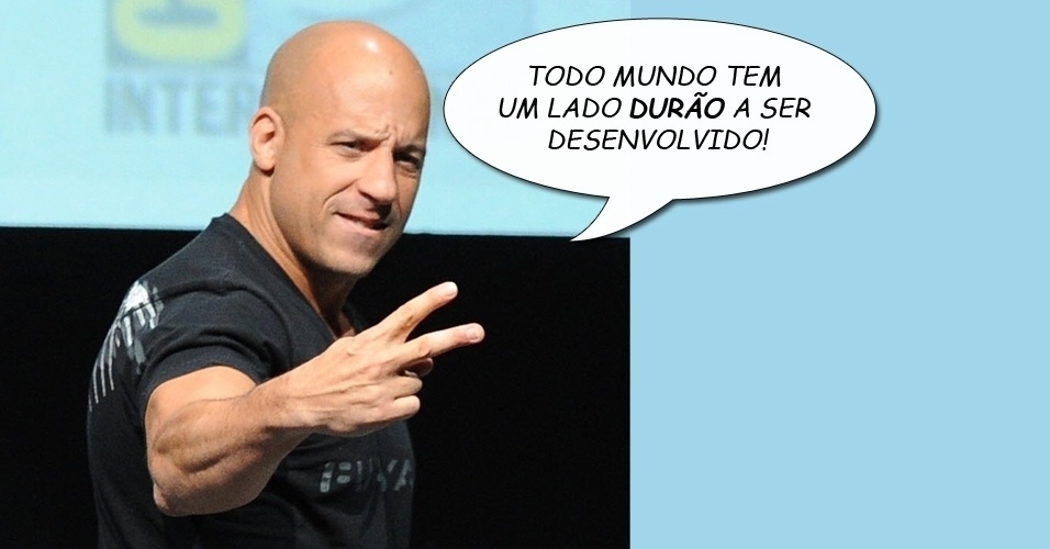 Vin Diesel na Comic-Con 2013 - Kevin Winter/AFP