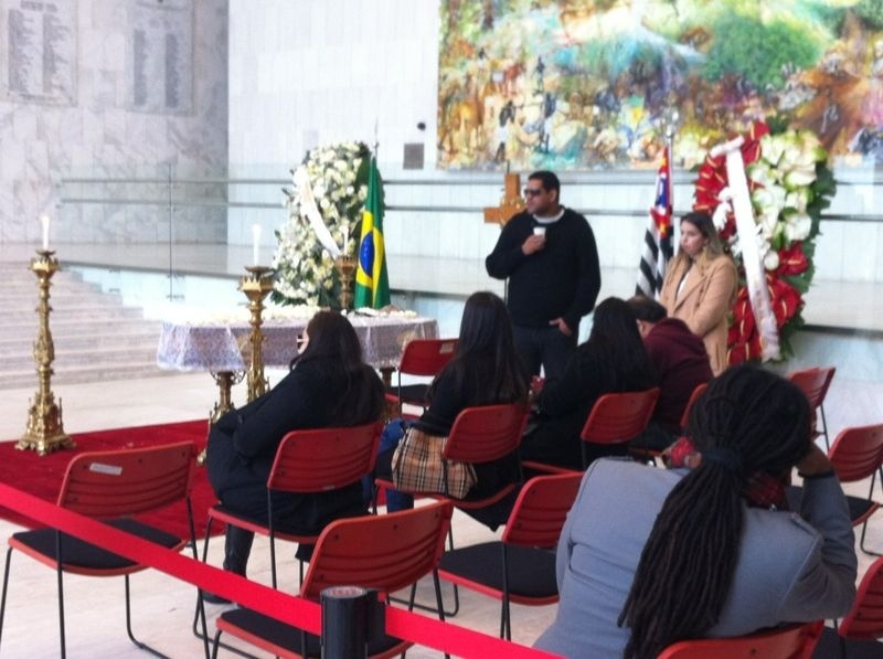 24.jul.2013 - Velório de Dominguinhos, na Assembleia Legislativa de São Paulo - Tiago Dias/UOL